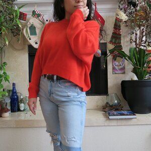 Sexy Basics Orange Sweater